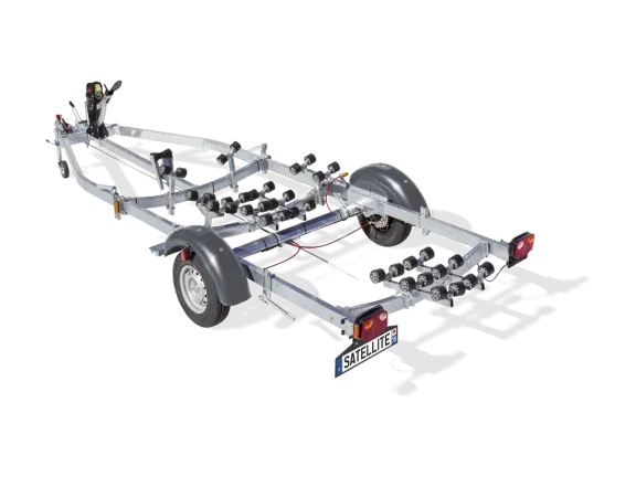 Satellite MX181 – najzmogljivejša zavorna prikolica za čolne po meri | Profesionalna izbira